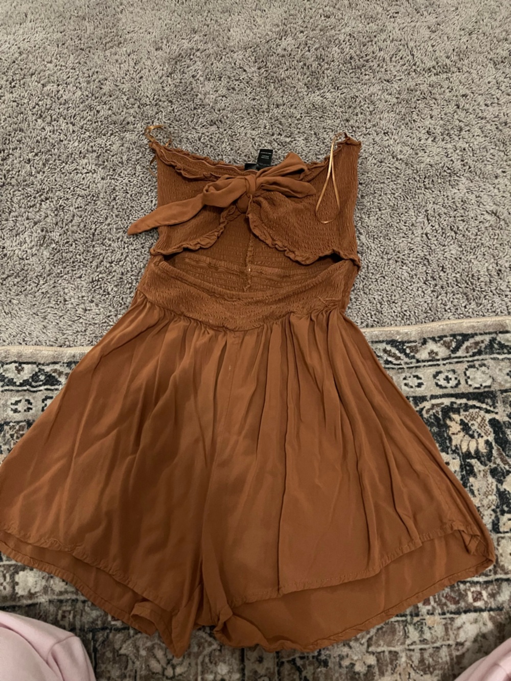 Rust Brown romper